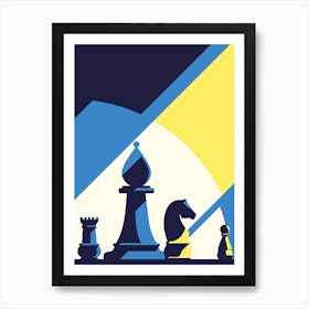 Chess Pieces 2 Art Print