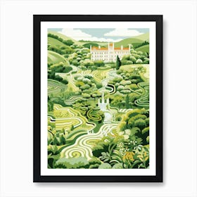 Garden Of Cosmic Speculation United Kingdom  Art Print