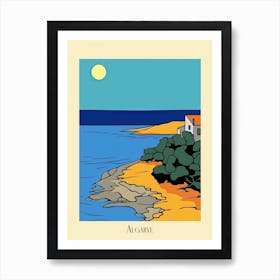 Poster Of Minimal Design Style Of Algarve, Portugal 3 Art Print