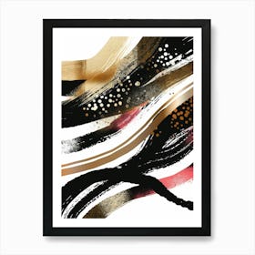 Abstract Brushstrokes 18 Art Print