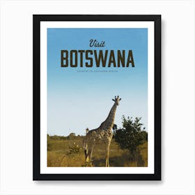 Visit Botswana Art Print