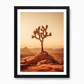  Photograph Of A Joshua Tree In Grand Canyon 1 Art Print