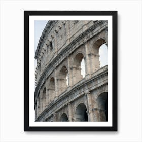 Colosseum Rome 2 Vertical Italy Italia Italian photo photography art travel Art Print