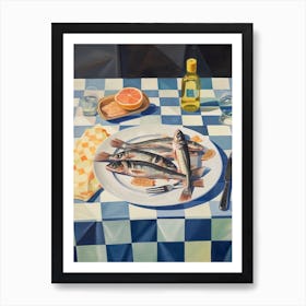 Smelt 2 Still Life Painting Art Print