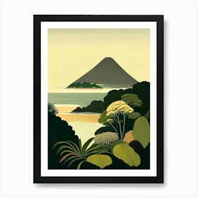Pico Island Portugal Rousseau Inspired Tropical Destination Art Print