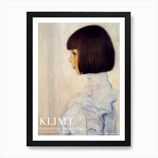 Portrait Of Helene Klimt, Gustav Klimt Art Print