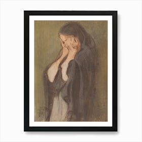Crying Woman, 1907, By Magnus Enckell 1 Art Print