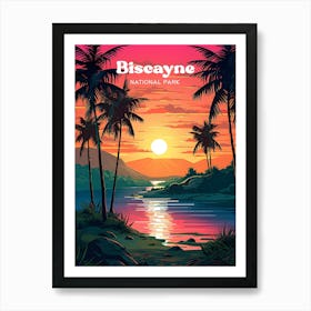 Biscayne National Park Florida Nature Travel Art Art Print