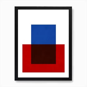 Geometric and modern abstract 4 Art Print