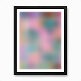 Colors Blooming | 02 – Aura Gradient Art Print