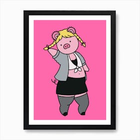 Piggy Spears Art Print