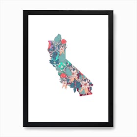 California Florals Art Print