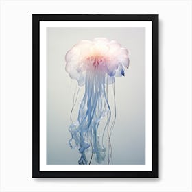 Comb Jellyfish Swimming 3 Art Print