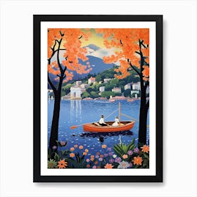 Lake Como Italy Vintage 4 Art Print