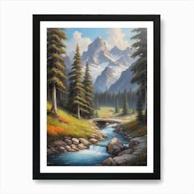 Mountain Stream 6 Art Print