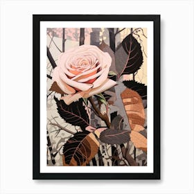 Flower Illustration Rose 2 Art Print