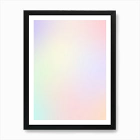 Pastel Color Background Art Print
