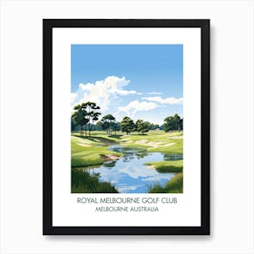 Royal Melbourne Golf Club (West Course)   Melbourne Australia 3 Art Print