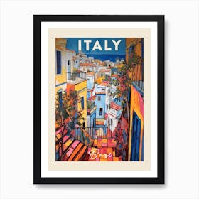 Bari Italy 1 Fauvist Painting  Travel Poster Art Print