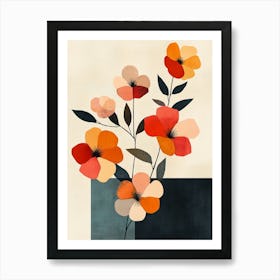 Flowers In A Vase 61 Art Print