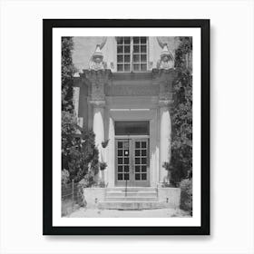 Untitled Photo, Possibly Related To Entrance To Offices Of Burro Mountain Copper Company, Tyrone, New Mexic Art Print