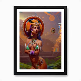 Jungle Priestess Art Print