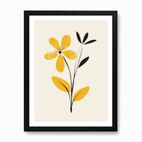 Yellow Flowers 12 Art Print