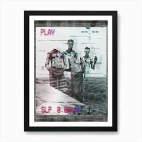 The Boys in VCR Art Print