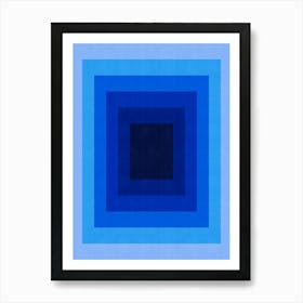 Modern gradient geometry 4 Art Print