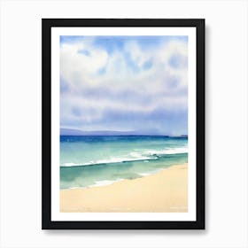 Apollo Bay Beach 2, Australia Watercolour Art Print