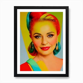 Adriana Barraza Colourful Pop Movies Art Movies Art Print