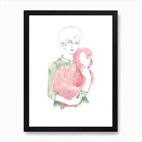 Leda Art Print