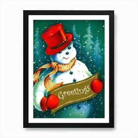 Mister Snowman Poster