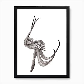 Spider Orchid Art Print