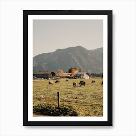 German Dairy Farm Art Print