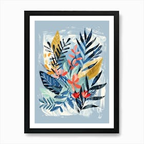 Jetset Horizon Mid Century Style Art Print