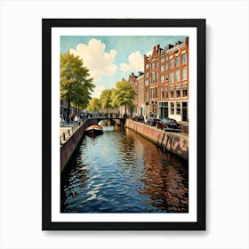 Amsterdam Canal 1 Affiche