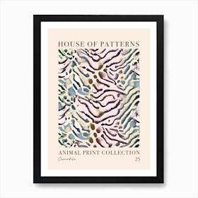 House Of Patterns Crocodile Animal Print Pattern 2 Art Print