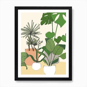 Garden In My Room I Art Print