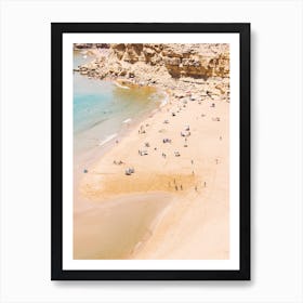 Warm Summer Beach Day Art Print