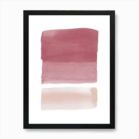 Abstract Rose Pink Art Print Art Print