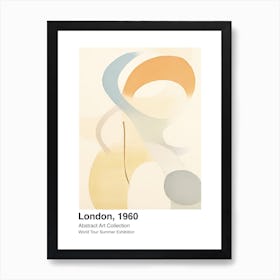 World Tour Exhibition, Abstract Art, London, 1960 9 Art Print