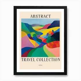 Abstract Travel Collection Poster Latvia 2 Art Print