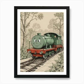 Thomas The Tank Engine 1 Art Print