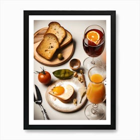 Breakfast In Spain Art Print