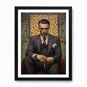  Gangster Art John Dillinger Public Enemy No 1 7 Art Print