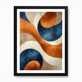 Abstract Swirls Canvas Print 1 Art Print