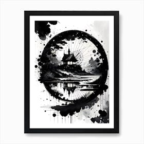 Black And White Painting 10 Art Print