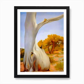 Georgia O'Keeffe - Dead Cottonwood Tree Art Print