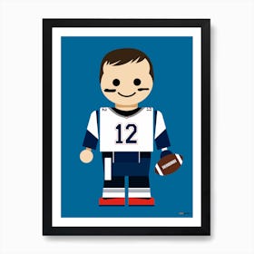 Toy Tom Brady Art Print